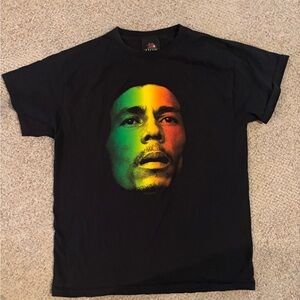 Zion Vintage 1999 Bob Marley Big Face Redemption Song Tee T-Shirt